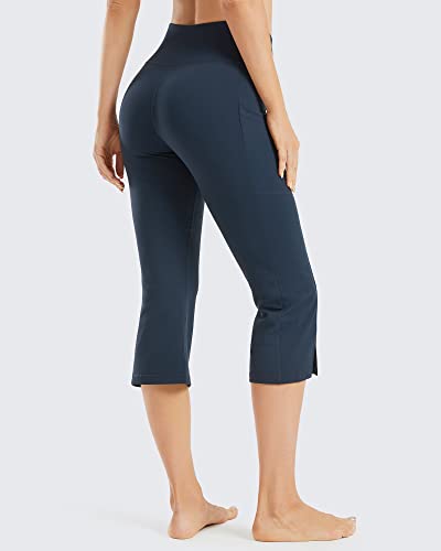 Image of Promover Bootcut Yoga Pants for Women Capri with Pockets High Waisted Casual Work