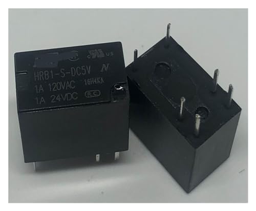 Relé de 6 pines HRB1-S-DC12V conmutador para circuitos PCB