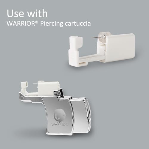 Strumento di Piercing Piercer Monouso Sterile pistola orecchini maker semplice da usare a casa Adatto donna uomo per orecchio e helix WARRIOR