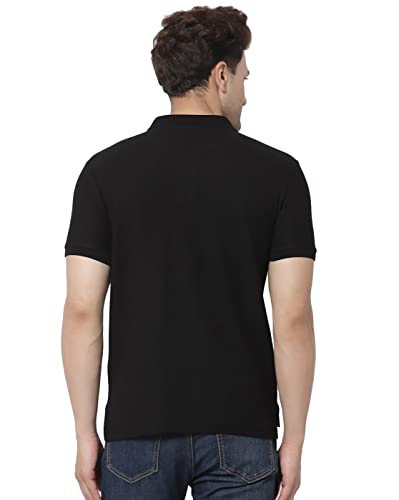 Image of Men's Casual Cotton Polo Tshirt (N1002-AIRFORCE mp)