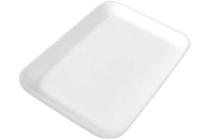 CKF 2SW, 2S White Foam Meat Trays for Convenient and Hygienic Food Storage