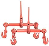 2 Pack Truck Trailer Load Binder Ratchet Chain Binder for 1/4