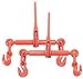 2 Pack Truck Trailer Load Binder Ratchet Chain Binder for 1/4" to 5/16" Chain (Working Load Limit: 2,600 LBS)