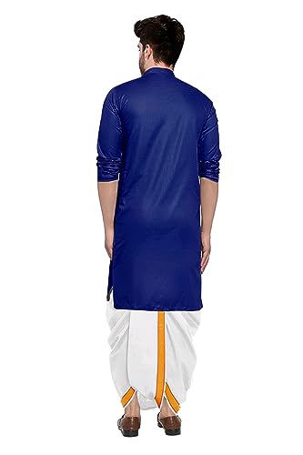 Image of Trustous Kurta Dhoti set for Mens (mahraj dhoti with kurta plain and classis look)