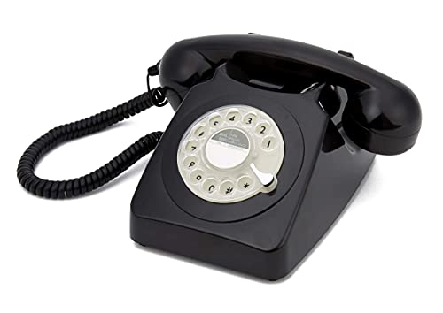 GPO 746 Rotary Dial Telephone (Black)