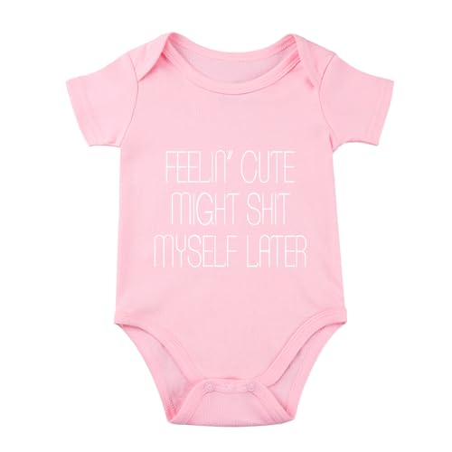 Image of listery Funny Romper Cute Novelty Infant Baby Bodysuit Funny Baby infant Pregnancy Announcements