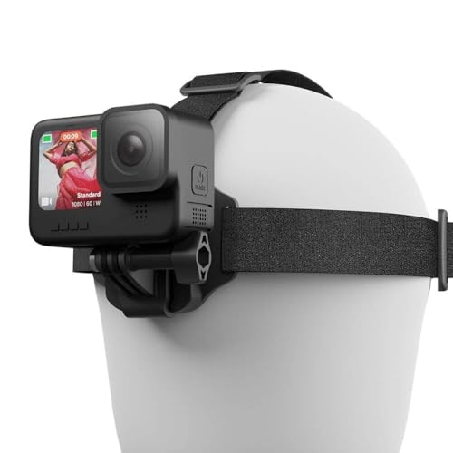 Image of TELESIN Head Strap Cap Clip Mount with Phone Clip Vertical Mount Kit, 2-in-1 Cellphone POV Selfie Holder Head Mount for Go Pro Max Hero 13 Insta360 DJI Action iPhone Android, Video, Vlog