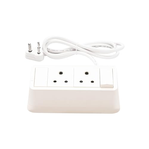 Legrand Desktop Power Center | 6 Module, 6A 230V 3 Pin Socket, IP20 Rated | Suitable for Office, Hotel, Residence | 655020 (Pack of 1, White) (B0D5D7ZMKS) Amazon Price History, Amazon Price Tracker