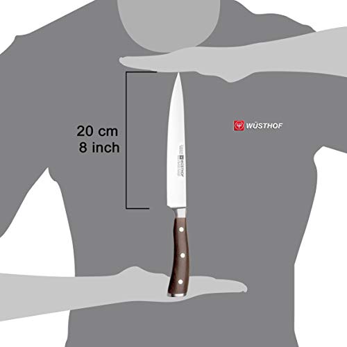 WÜSTHOF Ikon Schinkenmesser 20 cm, Silber