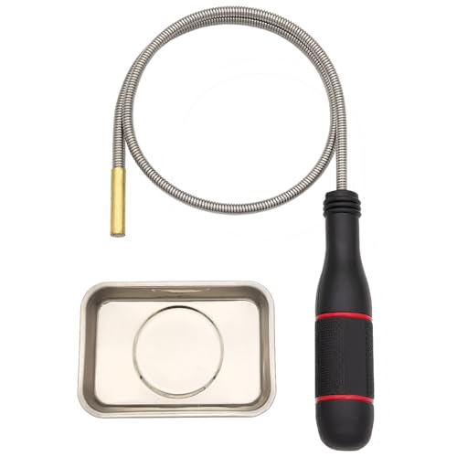 GUTI-MORE Flexible Magnetic Pickup Tool Set, 25' Bendable...