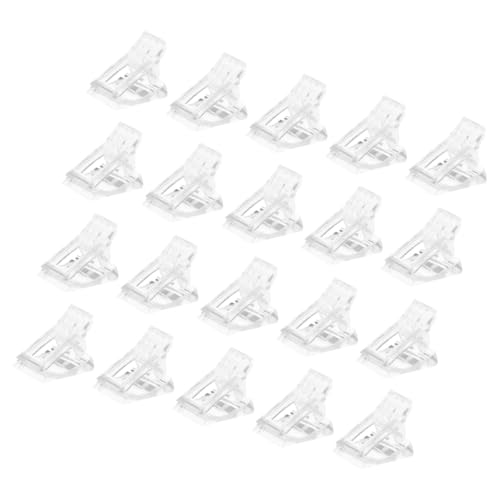 40 clips para uñas extensiones con fijador acrílico miniatura 1