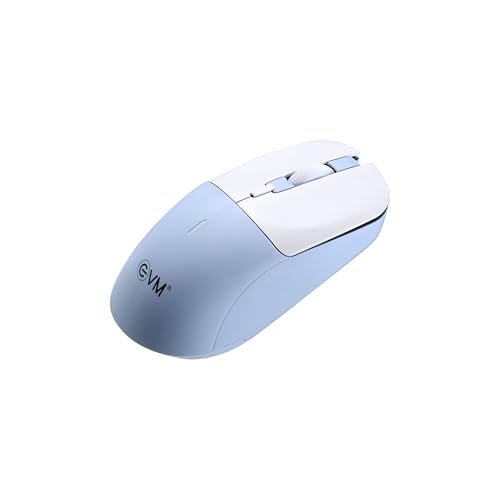 Image of EVM 2.4GHz Wireless Mouse with USB Receiver | 1200 DPI Optical Sensor | 4 Keys Ergonomic Mouse | Smooth Tracking | Wireless Mouse for Laptop, Desktop & Mac | EWLM-630-Blue