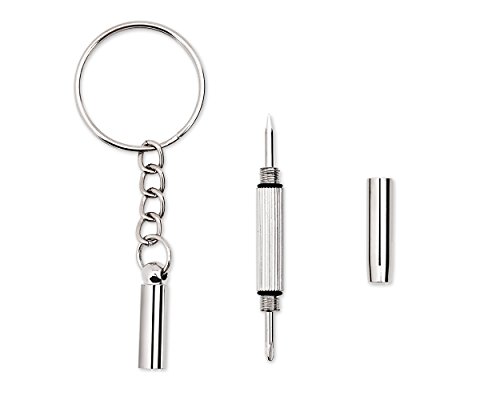 DS. DISTINCTIVE STYLE Precision Screwdriver Eyeglass Mini Screwdriver Glasses Repair Kit with Keyring