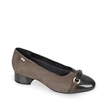  Valleverde Decoltè Donna 36376 in Camoscio Marrone Modello Casual. Una Calzatura Comoda Adatta per Tutte Le Occasioni. Autunno Inverno. EU 36