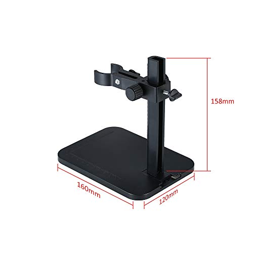 KKmoon Suporte de suporte de suporte para microscópio digital USB portátil Y001 Suporte ajustável Mi