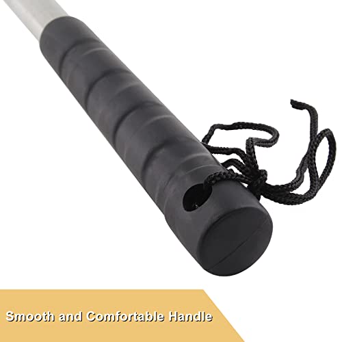 Jiozermi 2 Pcs Drum Mallet 13.8 Inches Length, Wool Felt Drum Stick, Anti-Slip Bass Percussion Sticks, Instrument Band Accessory Part For Drums Snare Drums, Beige White #TOP2