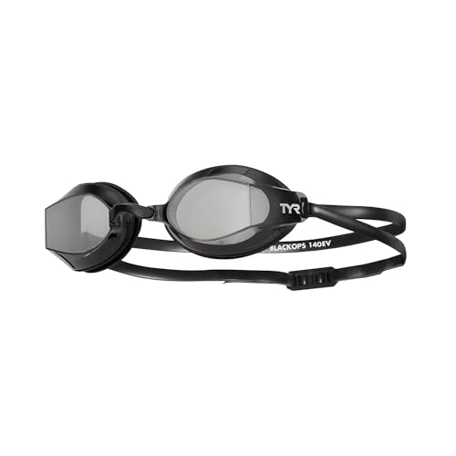 Image of TYR Adult Black Ops 140 EV Goggles - Racing Performance Swim Goggles | Low Profile Drag Reduction | 140-Degree Peripheral View | Durafit Silicone Gaskets | 4 Removable Nosebridges