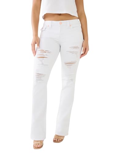 True Religion Women's Becca Boot Cut Destroyed Jean2