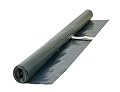 Roberts 70-115 Moisture Barricade Underlayment Film, For Laminate Floors, 6 Mil. Thick Polyethylene, Black ,120 Sq. Foot Roll