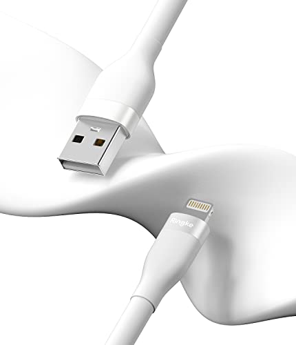 Ringke Fast Charging Pastel Cable USB Type-A to Lightning - White...