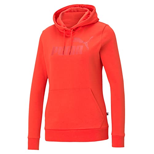 Image of Puma Cotton Men Ess Big Logo Hooded Neck Hoodie Fl (S) Mineral