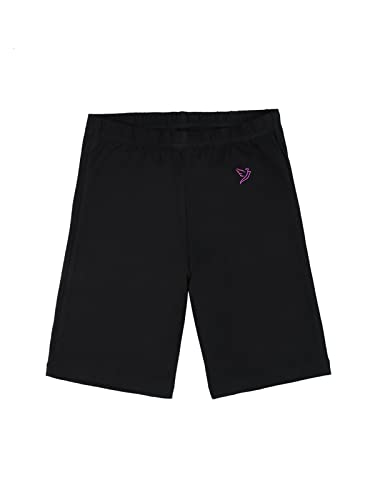 Image of TWIN BIRDS Cotton Stretchable Solid Coloured Skinny Fit Knee Length Yoga /Cycling /Sports Shorts for Girls
