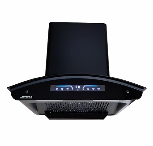 Image of Brio 60 DI | MS Steel Kitchen Chimney | Autoclean Chimney | Black Powder Coated | 1450 CMH