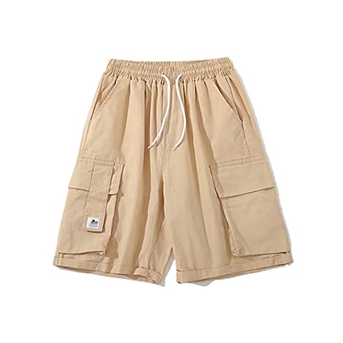 Short cargo pour homme Harajuku aux détails multi-poches haut de gamme