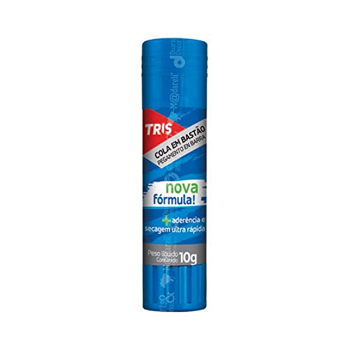Cola Bastao Stick Ultra, 10 Gramas, Shrink, 10 Unidades, Tris