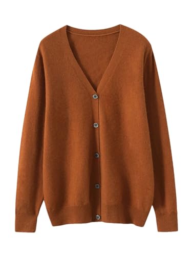 Men's V-Neck Cashmere Sweater Autumn Winter Cardigans Basic 100 Percent Merino Wool Long Sleeve Korean Style Clothing Tops