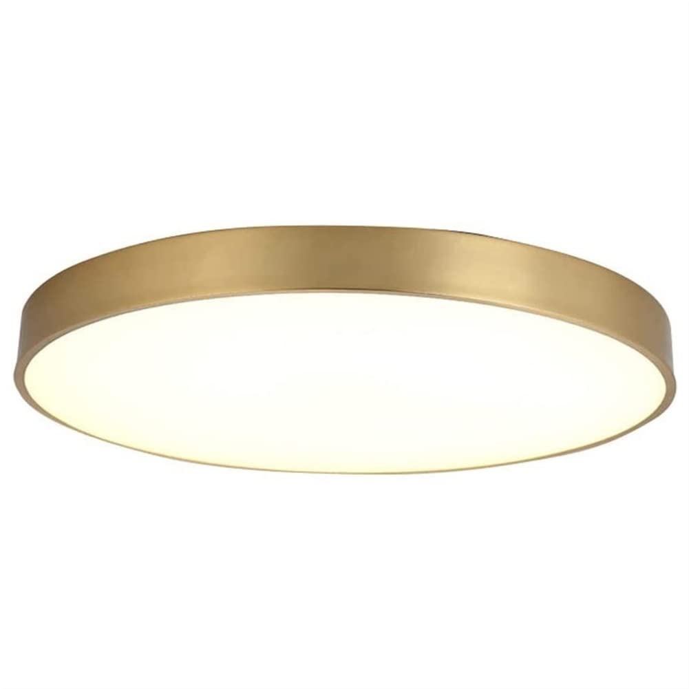 Plafonnier LED tricolore doré pour sublimer l'ambiance de votre porche