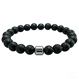Mojoflow Magnetarmband 800 gauß für Herren, 2026 Natürliche Steine Handarbeit Armband mit 800 Gauss Magneten, Energie Balancing, Leicht und Stilvoll, Unisex Schmuck (I)