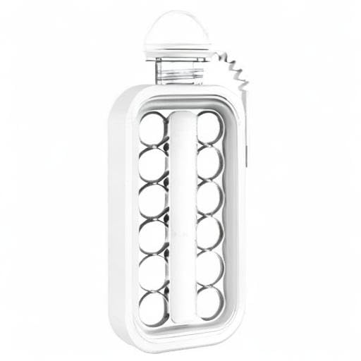 Uncork & Uncap 2-in-1 Ball Maker Ice Cube Tray & Water Bottle miniatura 6
