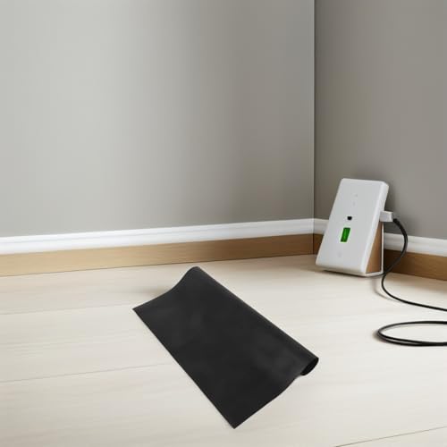 Tapis isolant en caoutchouc 10 KV anti-vibrations étanches 0.5x0.5m - 6