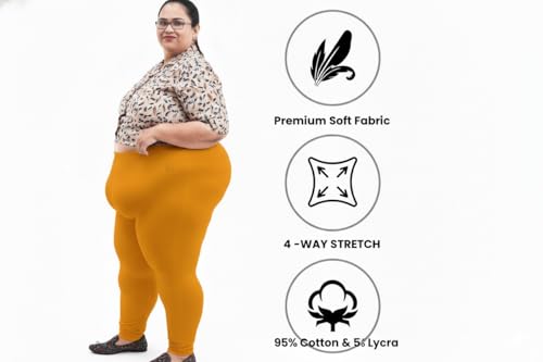 Image of BIGTEES Cotton Leggings for Women Full Length | Stretchable, Soft & Comfortable Pants for Women