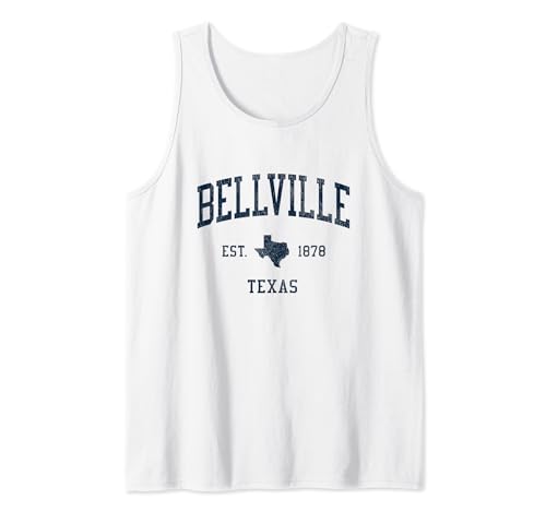 Bellville TX Vintage Athletic Sports JSN1 Tank Top