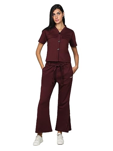 Image of CHKOKKO Women Jogging Suit Casual Summer Track Suit Co-Ord Set