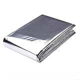 Reflektierende Folie zur Unterstützung des Pflanzenwachstums und des Überlebens im Freien, aus Polyester für Haltbarkeit und Wärmespeicherung (130 cm x 210 cm)
