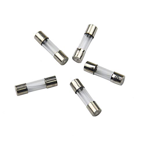 Fusible rapide en verre 5x20mm lot de 100 pièces calibrées de 0.2A à 20A pour circuits