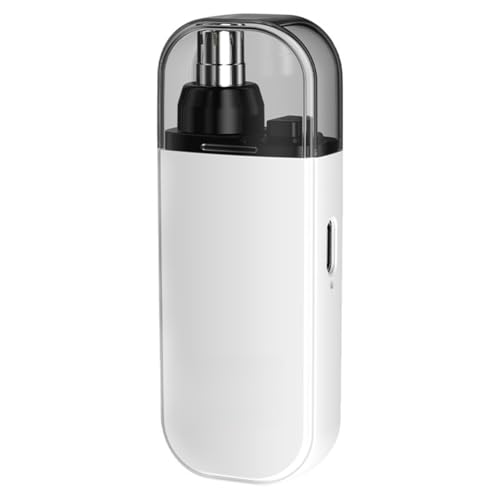 Eighosee Cortador de Vello Nasal 2 en 1 Cortador de Vello Nasal Eléctrico Portátil Recortador de Nariz Recargable con Tapa Protectora el Polvo