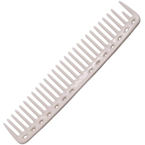 YS Park 452 Round Tooth Cutting Comb - White