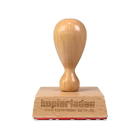 Tampon en bois personnalisable Kopierladen Cover