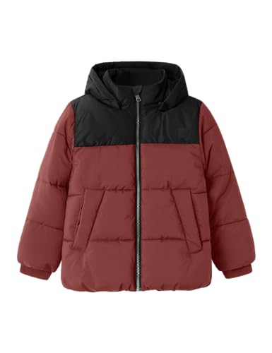 NAME IT NKMMORNING Puffer Jacket TB Chaqueta Acolchada, Spiced Apple, 116 para Niños