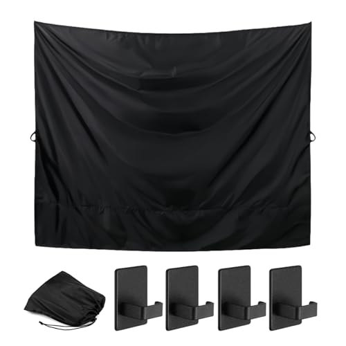 YRTUOP Cortina De Ducha para Camping En Coche | Cortina De Privacidad para Cambio De Ropa En Camping,Cubierta Opaca Ajustable para Vehículos de Viaje y Vacaciones SUV Furgoneta Coche