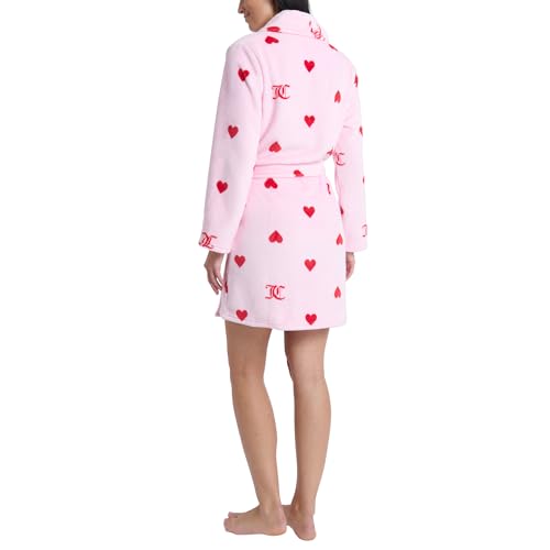 Image of Juicy Couture Women's Super Soft Luxe Plush Shawl Collar Robe
