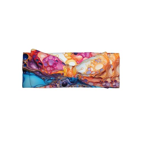 multicolored marbling Baby Bow Headband. Comfortable baby headband, suitable for daily wear and photo props.