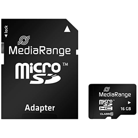 Carte SD microSD 16 Go MediaRange Cover