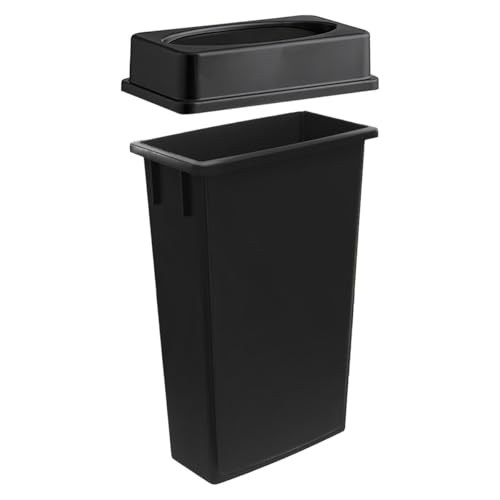 Pack de 3 canecas de basura de 23 galones con tapa basculante miniatura 2