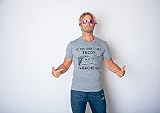 Funny Taco Shirt for Men – If You Don’t Like Tacos I’m Nacho Type Graphic Tee – Mexican Food Pun T Shirt – Sarcastic Taco Tuesday Humor Top for Guys Grey M