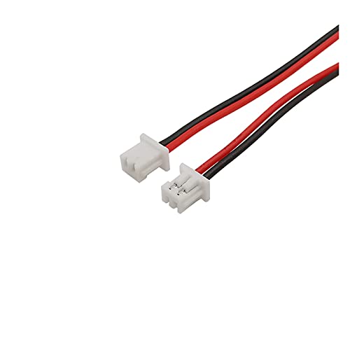 Connecteurs JST PH 2P pas 1.25 mm précâblés 15 mm pour liaison électrique sans soudure
